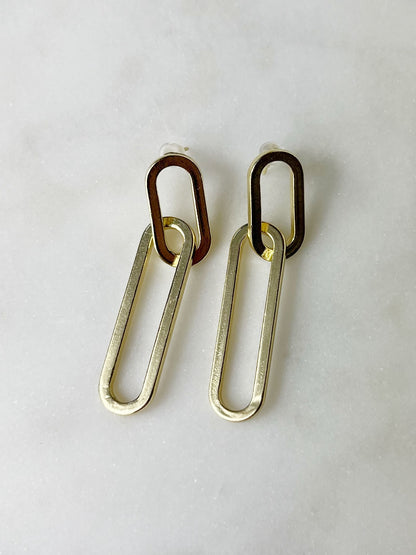 Paperclip Dangle Earrings