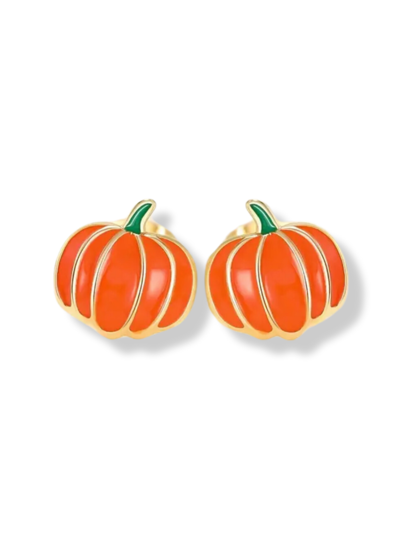 Pumpkin Stud Earrings